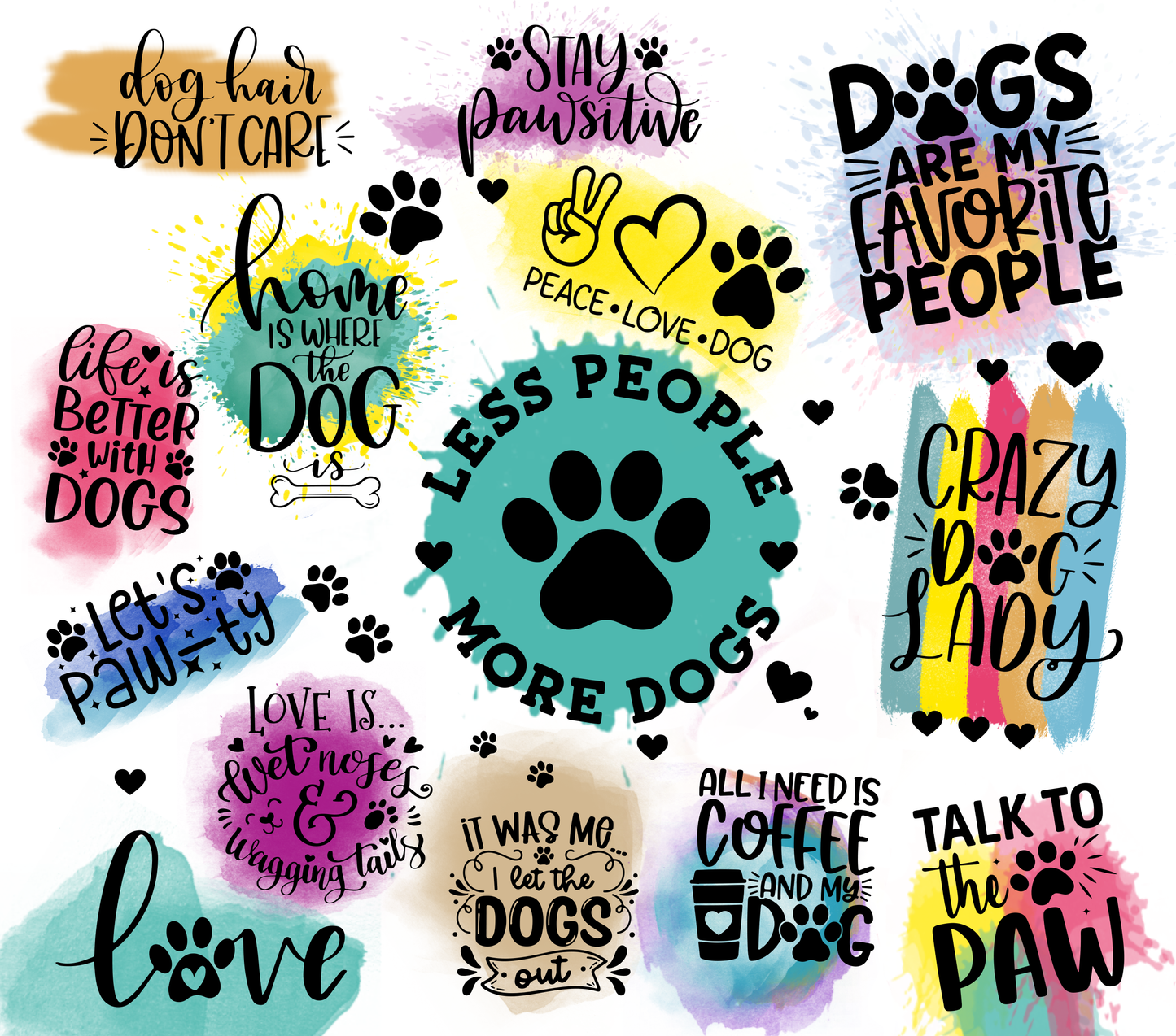 Dog Quotes - Stainless Steel Straight Skinny Tumblers