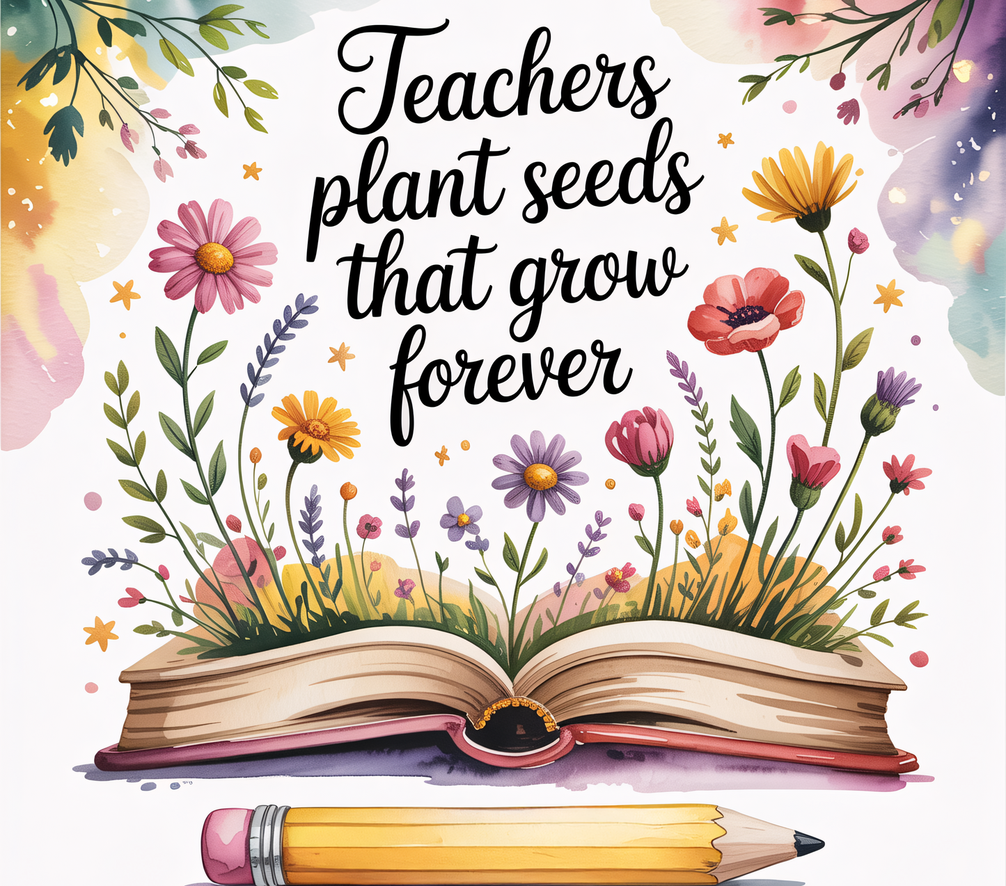 Teacher Plant Seeds - Stainless Steel Straight Skinny Tumblers
