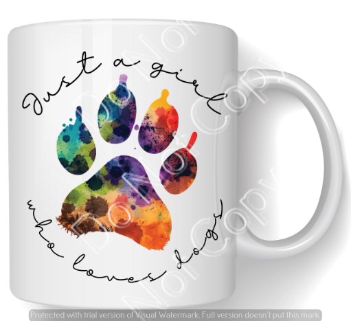 Just a girl who loves her dogs Drinkware